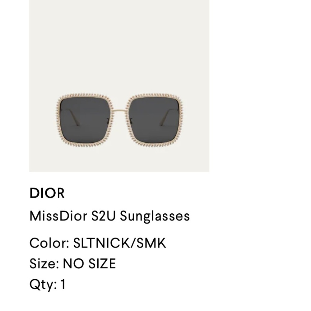 DIOR MissDior S2U Pearl Sunglasses - Picture 14 of 16